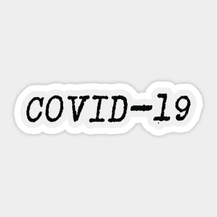 Covid-19 virus, corona virus Sticker